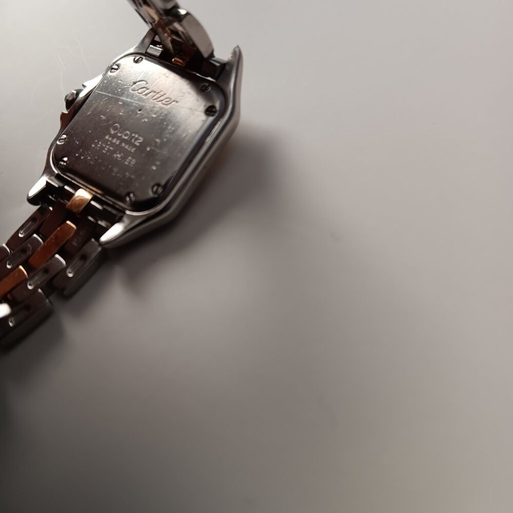 CARTIER GOLD AND SILVER LADIES WATCH - Picture 10 of 11